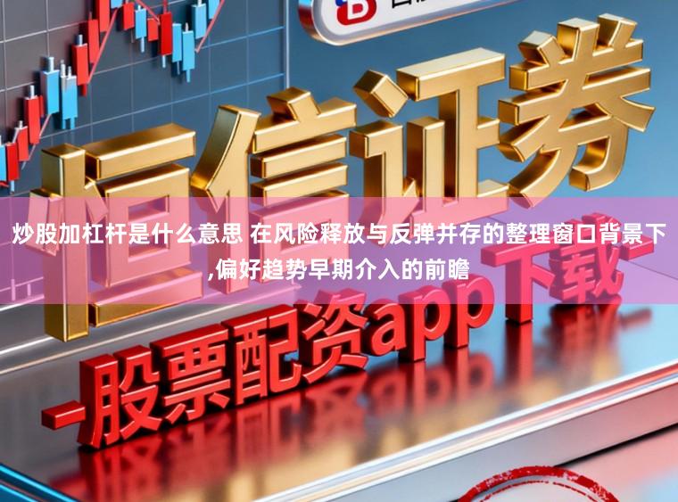 炒股加杠桿是什么意思 在風(fēng)險(xiǎn)釋放與反彈并存的整理窗口背景下，偏好趨勢(shì)早期介入的前瞻